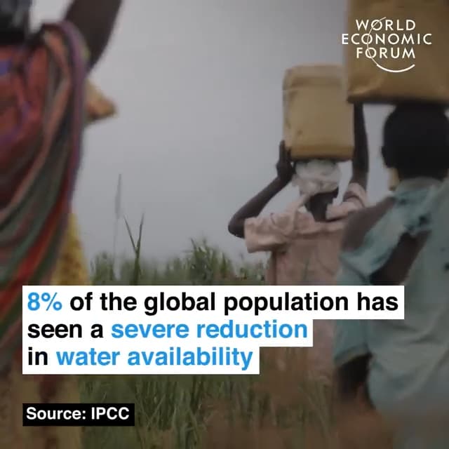 8%的全球人口用水出现极度困难