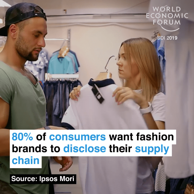 80%的顾客希望服装品牌公开其供应链信息