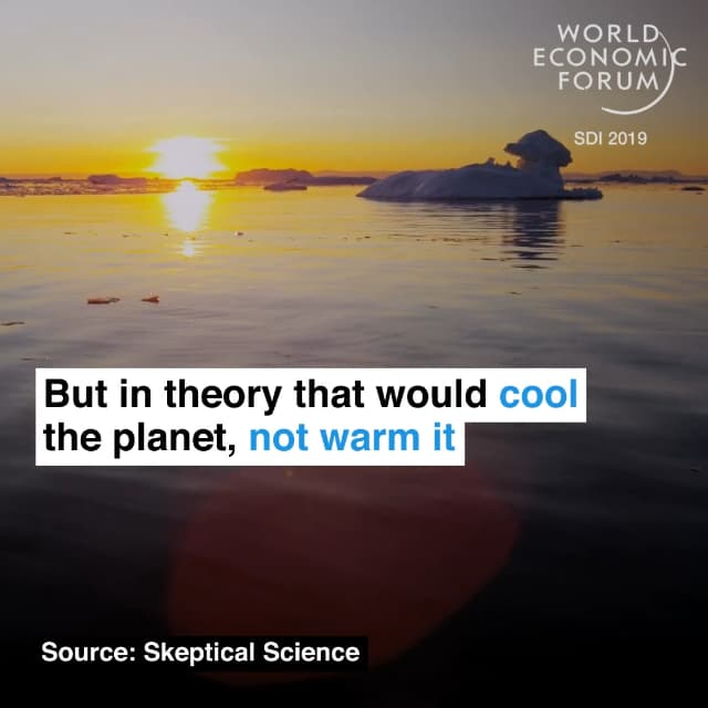 但是从原理上讲，这会让地球降温，而不是升温